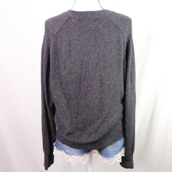 Vintage | 1990's Silk Angora Cardigan Sweater XL - Picture 5 of 7
